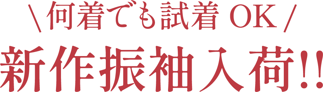 \何着でも試着OK/新作振袖入荷!!