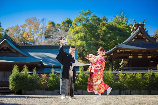 フォトウェディング ロケーションス４ / 着物｜撮影だけ、写真のみの結婚式をご検討の方にぜひ！撮影技術だけにとどまらない拘りのフォトウェディングをご紹介｜林写真館(埼玉県久喜市)フォトウェディング