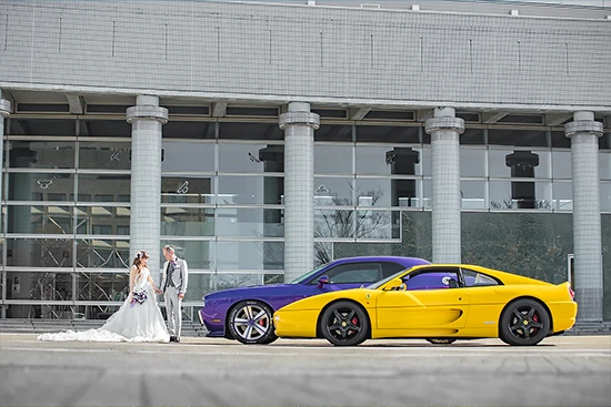 フォトウェディング ロケーションス９ / 車｜撮影だけ、写真のみの結婚式をご検討の方にぜひ！撮影技術だけにとどまらない拘りのフォトウェディングをご紹介｜林写真館(埼玉県久喜市)フォトウェディング